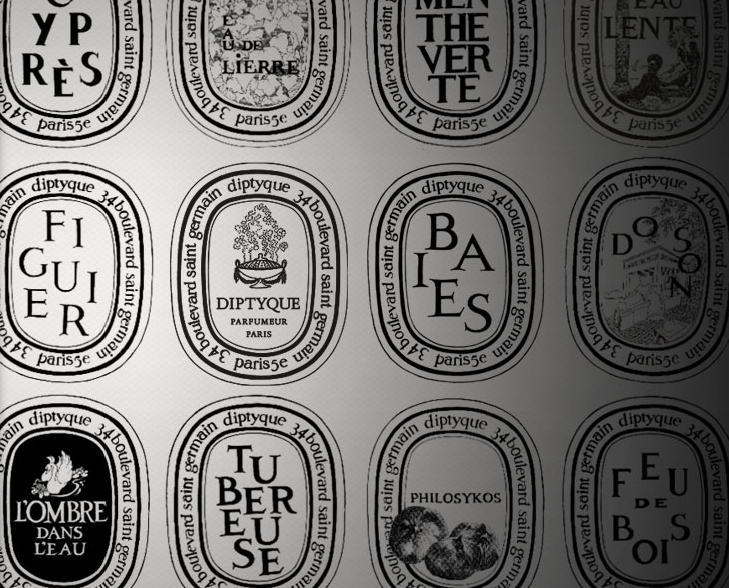 Diptyque Oval labels