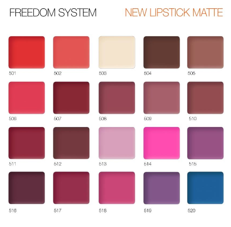 Freedom System Matte Lipsticks