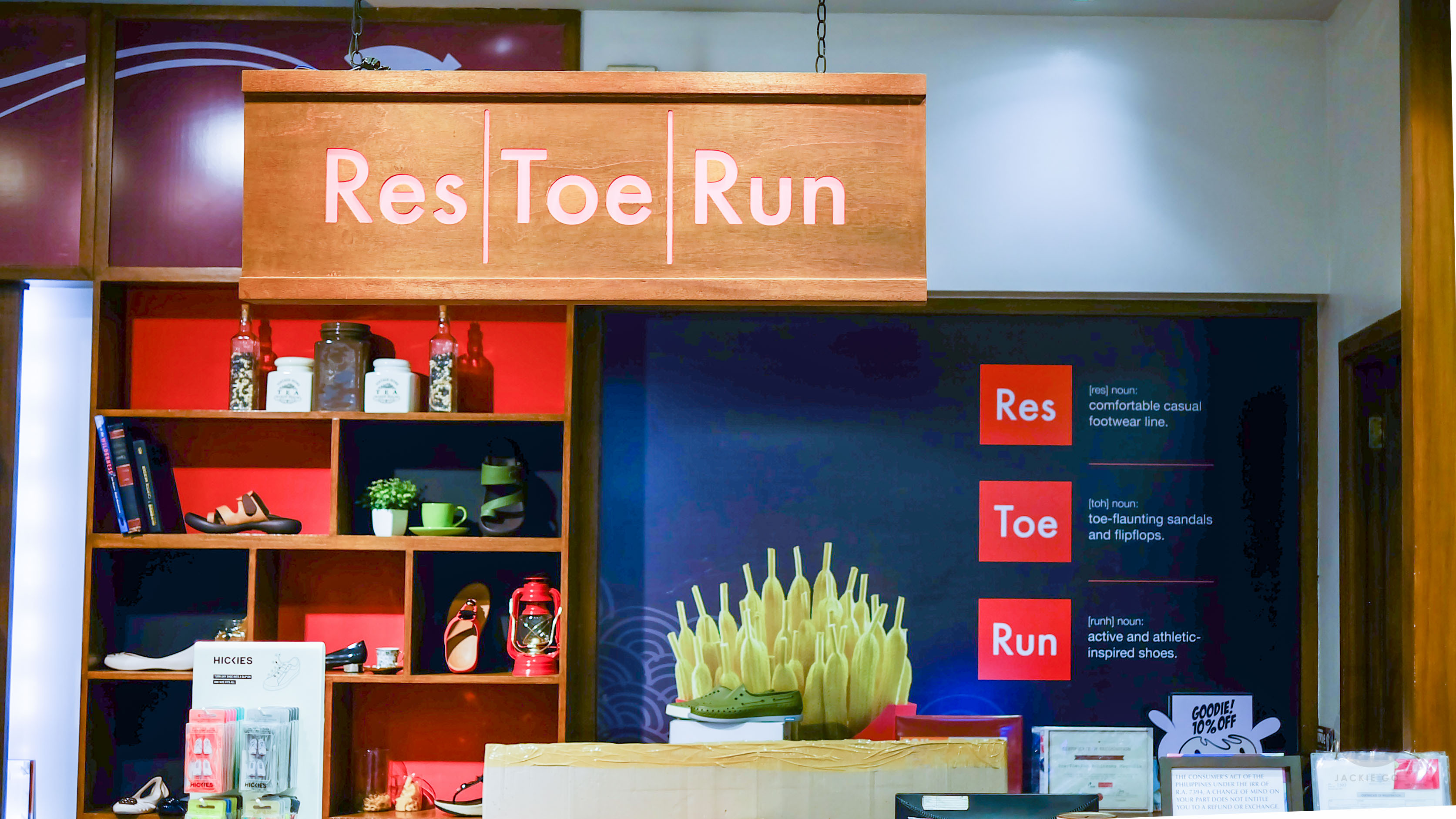 rest toe run shoes